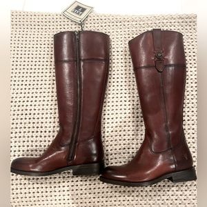 Frye knee-high Melissa brown boot, women’s size 6.5B